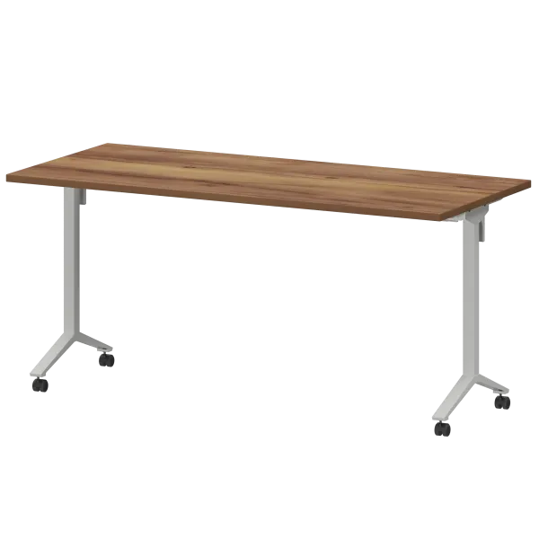 Стол мобильный складной Моби МБ25-160.70 Таксония/Белый
