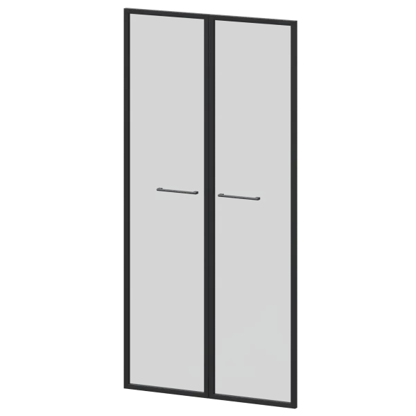 Фасады рамочные стеклянные Кортез KZF-48RS(Ч) Тонированный