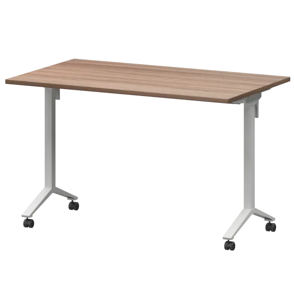 Стол мобильный складной Моби МБ22-120.70 Темный шимо/Белый