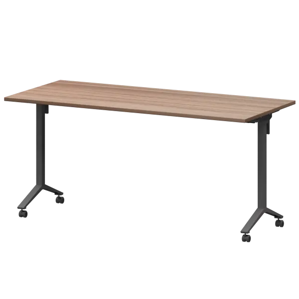 Стол мобильный складной Моби МБ22-160.70 Темный шимо/Антрацит