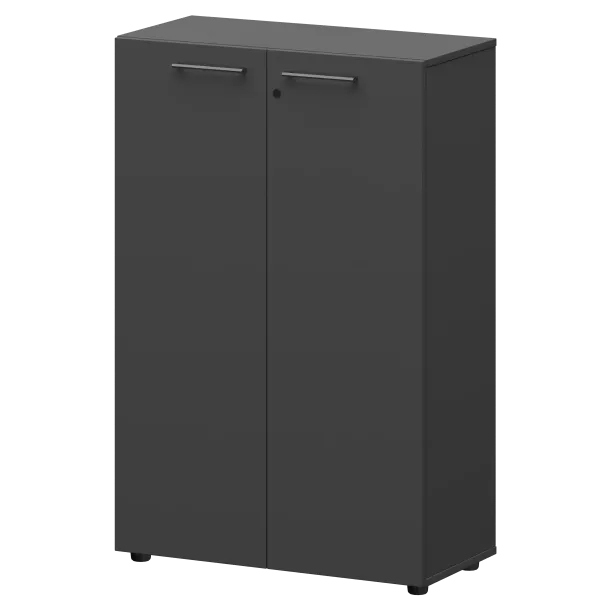 Шкаф средний закрытый Кортез СМШ38F Графит
