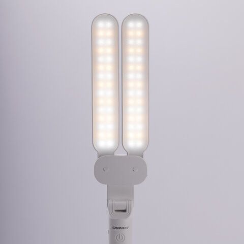 Настольная лампа / светильник беспроводная SONNEN PT-201, органайзер, USB, LED, 5 Вт, 3 режима, белый, 238781