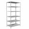 Стеллаж металлический BRABIX "MS 220/50-6", 2200х1000х500 мм, 6 полок, 291375
