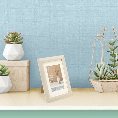 Рамка 15х21 см с паспарту 10х15 см небьющаяся, аналог IKEA, багет 26 мм, МДФ, BRAUBERG "Zool", цвет слоновая кость, 391374