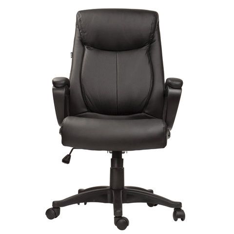 Кресло офисное BRABIX "Enter EX-511", экокожа, черное, 530859