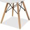 Стулья BRABIX "Eames CF-010", КОМПЛЕКТ 4 шт., пластик белый, опоры дерево/металл, 532630