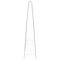 Вешалка для плечиков BOOMHOUSE (БУМХАУС) GR-004 (В1530xШ600xГ360 мм), 2 полки, металл, белая, 701440